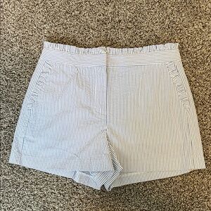 J. Crew Striped Women's Shorts - White & Navy -